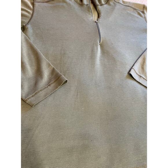 Patagonia Men’s Green Half Zip Collared Lightweight Sweatshirt Henley Large - Picture 4 of 12